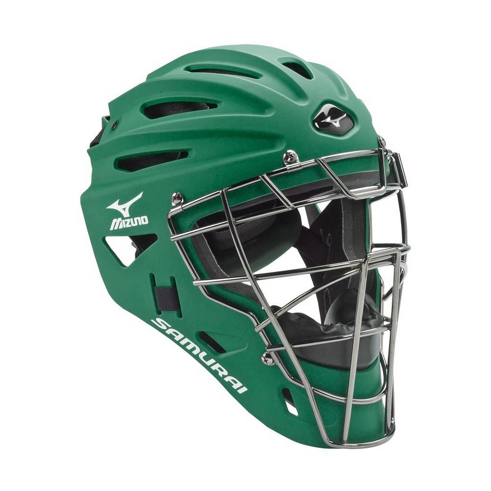 Casco Mizuno Baseball Samurai G4 Uomo - Verdi - 01249-QCGY